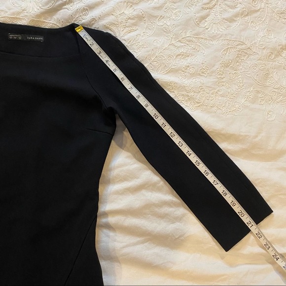 Zara Basic Mini Dress Black size S - Picture 12 of 12